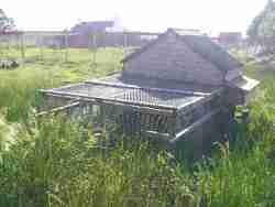 large chicken house and run