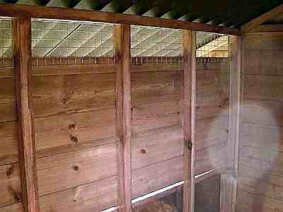 ventilation arrangement in ranger poultry house